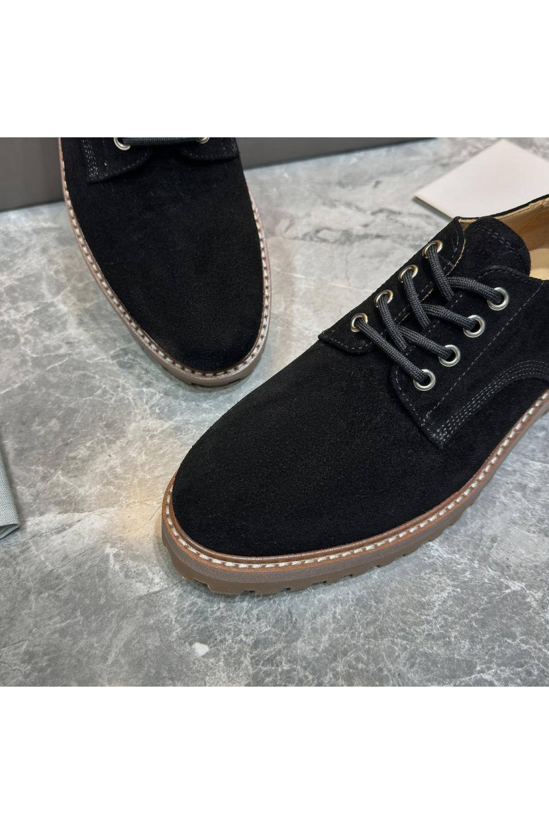 Brunеllо Сuсinеlli Замшевые ботинки чёрного цвета