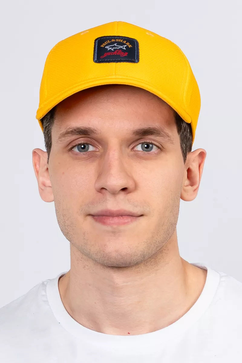 Paul & Shark Мужская жёлтая бейсболка logo-patch