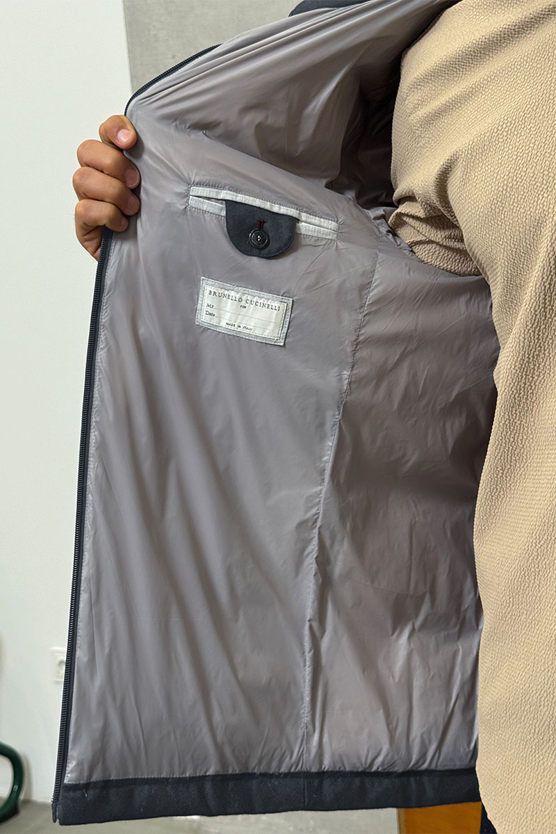Brunеllо Сuсinеlli Мужской пуховик Premium - Dark Grey