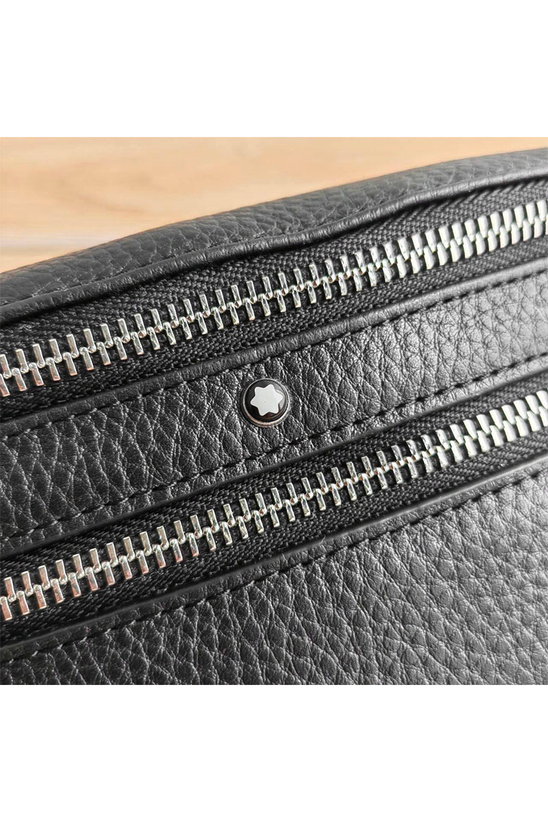 Montblanc Кожаная сумка на пояс 32x15 см