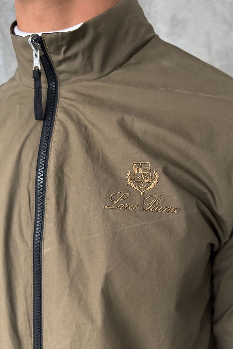 Loro Piana Двусторонняя ветровка - Brown / Black 