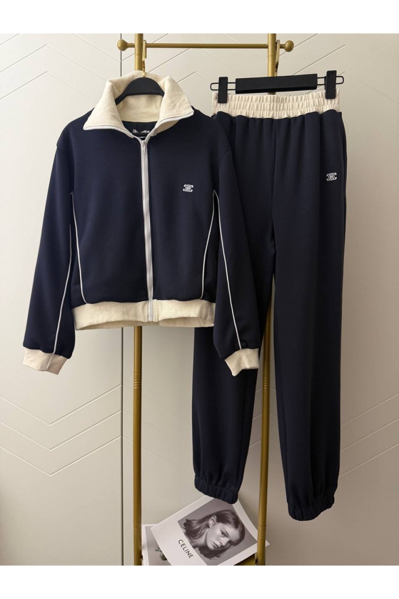 Celine Женский трикотажный костюм premium