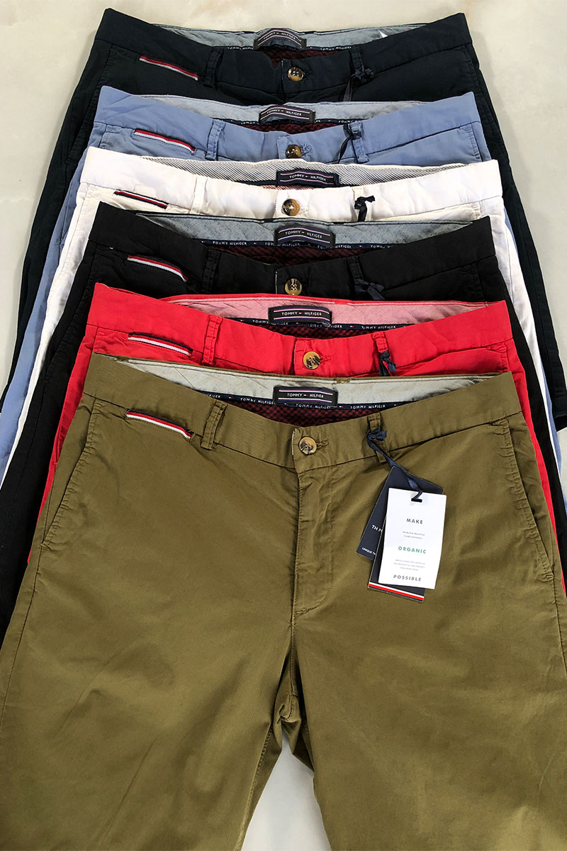 Tommy Hilfiger Мужские тёмно-зелёные шорты