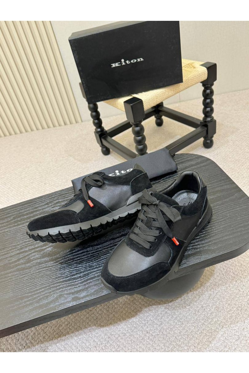 Kiton Мужские комбинированные кроссовки 