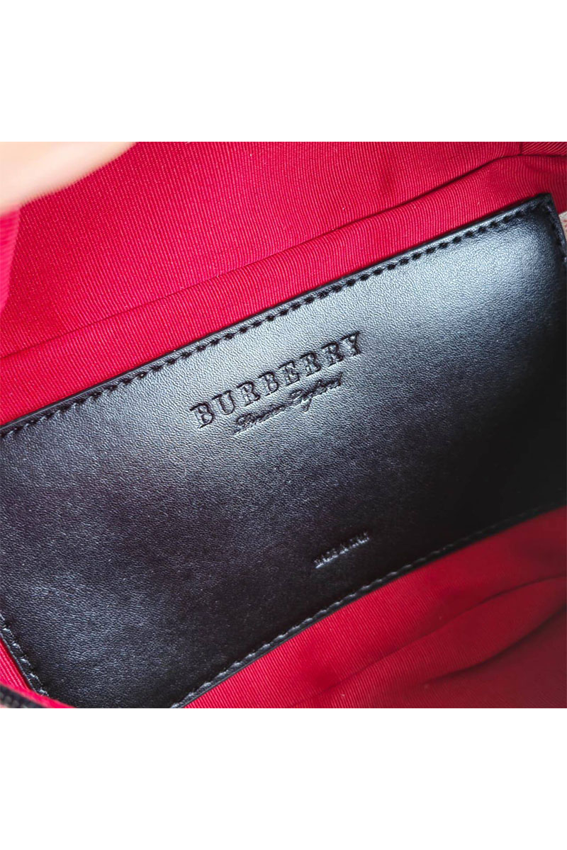 Burberry Сумка на пояс Check 28x14 см