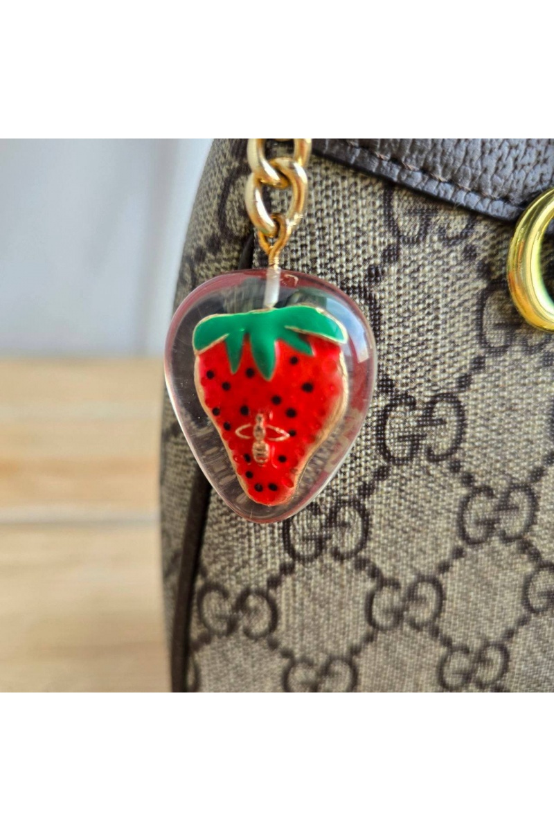 Gucci Кожаная сумка GG Ophidia 26x14 см