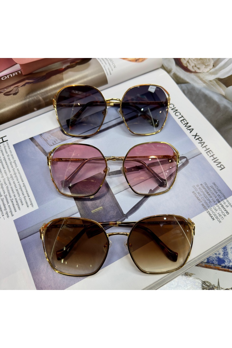 MIU MIU Женские солнцезащитные очки Glimpse