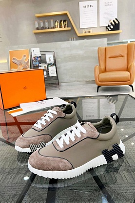 Мужские замшевые кроссовки Bouncing - Beige