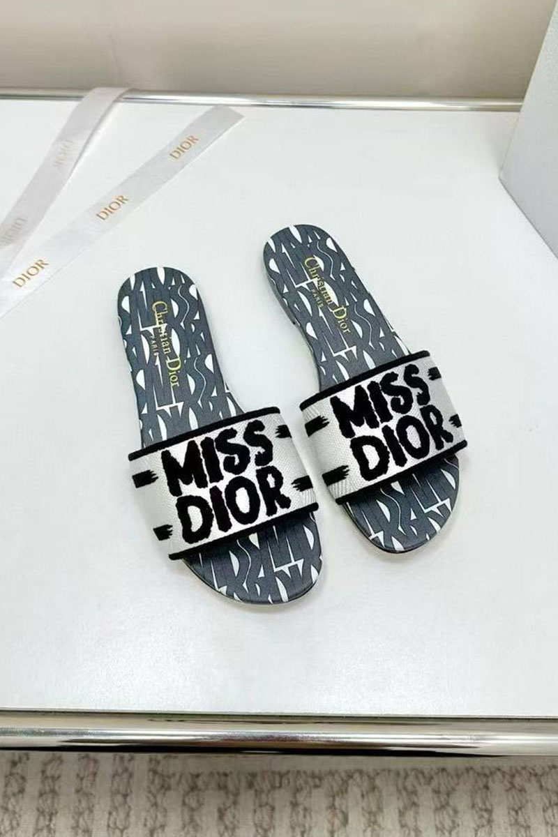 Dior Женские шлёпанцы Dway Premium - Navy