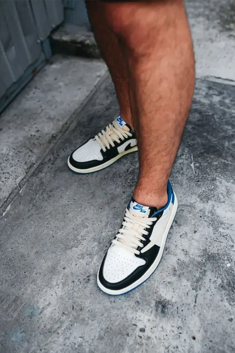 Nike Кроссовки Travis Scott x Fragment x AJ1 Low Premium