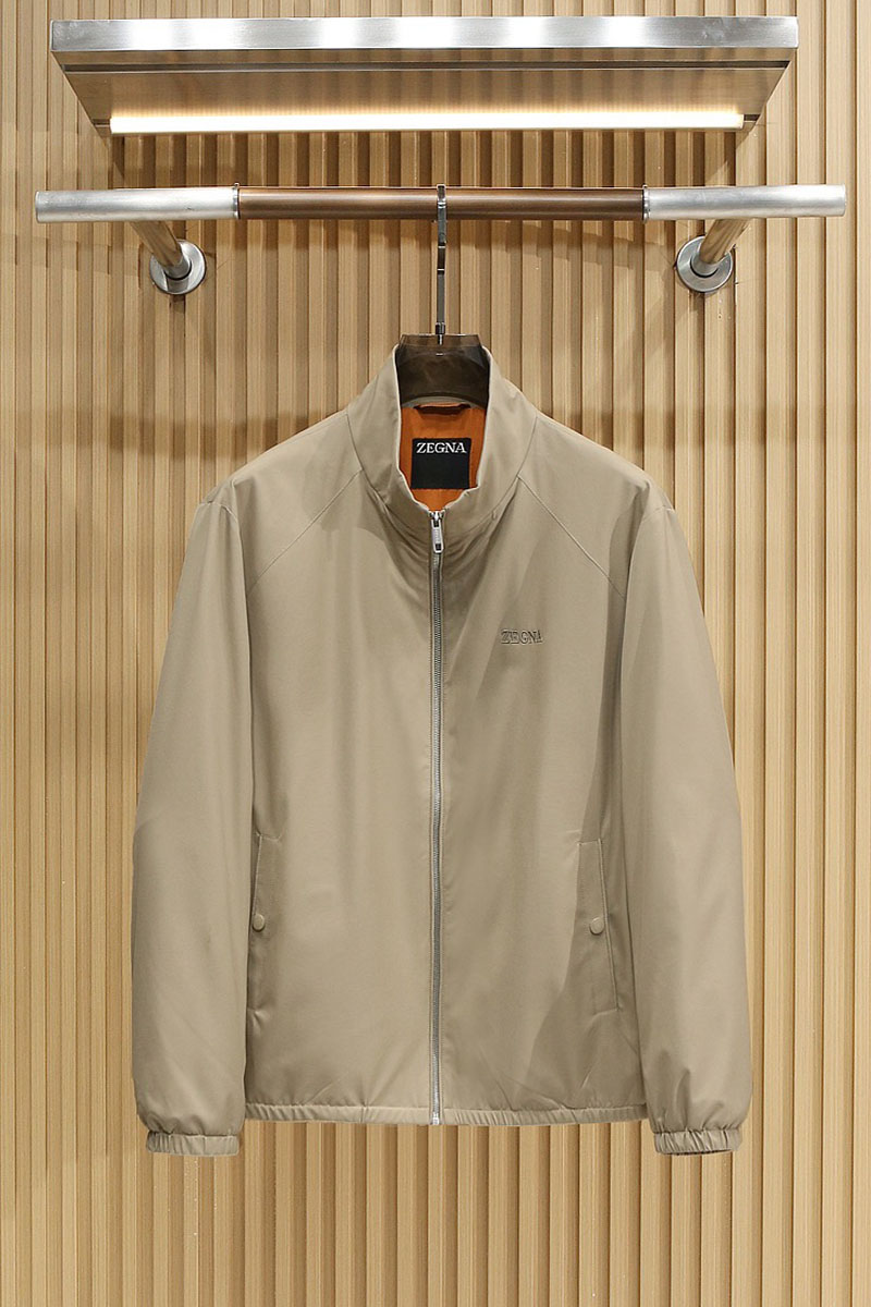 Zegna Мужская бежевая ветровка 
