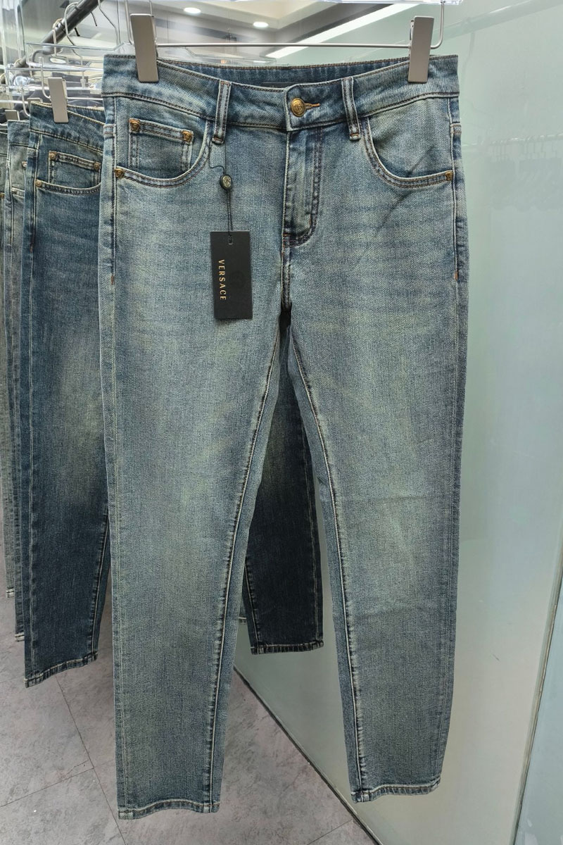 Versace Мужские синие джинсы Premium