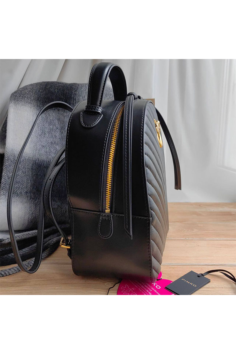  Кожаный рюкзак Love Click 25x22 см