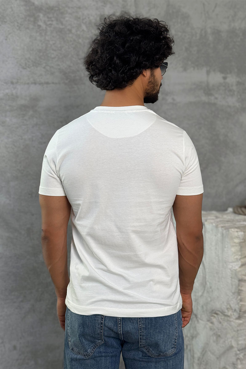 Hugо Воss Футболка белого цвета logo-applique