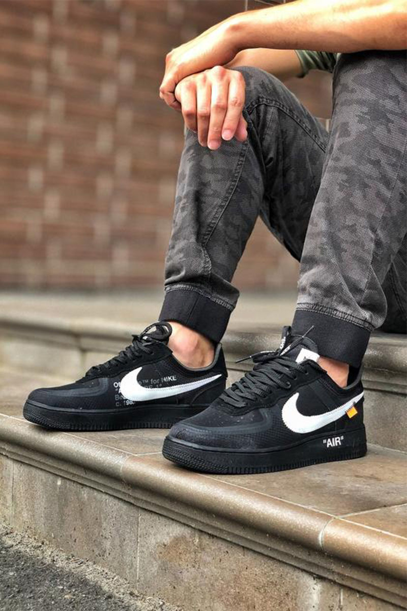 Nike Кроссовки Off-White x AF1 Low "Black"