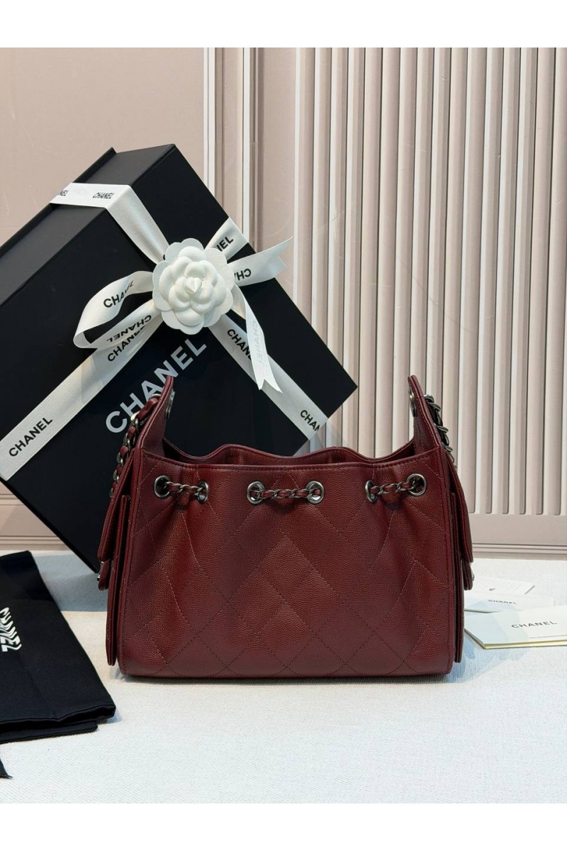 Chаnеl Кожаная сумка 25 Mini premium 20x22x12.5 см