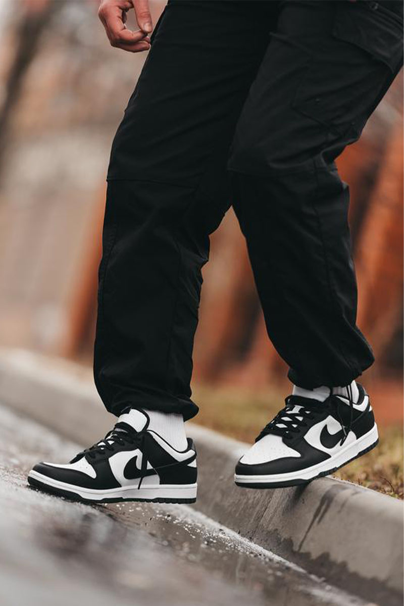 Nike Кроссовки Dunk Low - Black / White