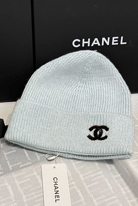 Шапка logo-embroidered premium - Blue