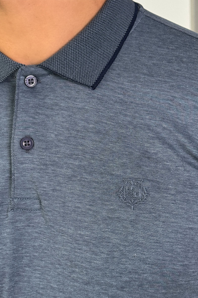 Loro Piana Мужское поло цвета индиго