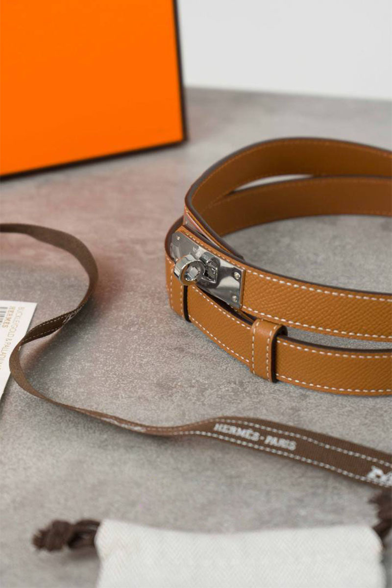 Hermes Женский кожаный ремень Kelly 18 (10 расцветок)
