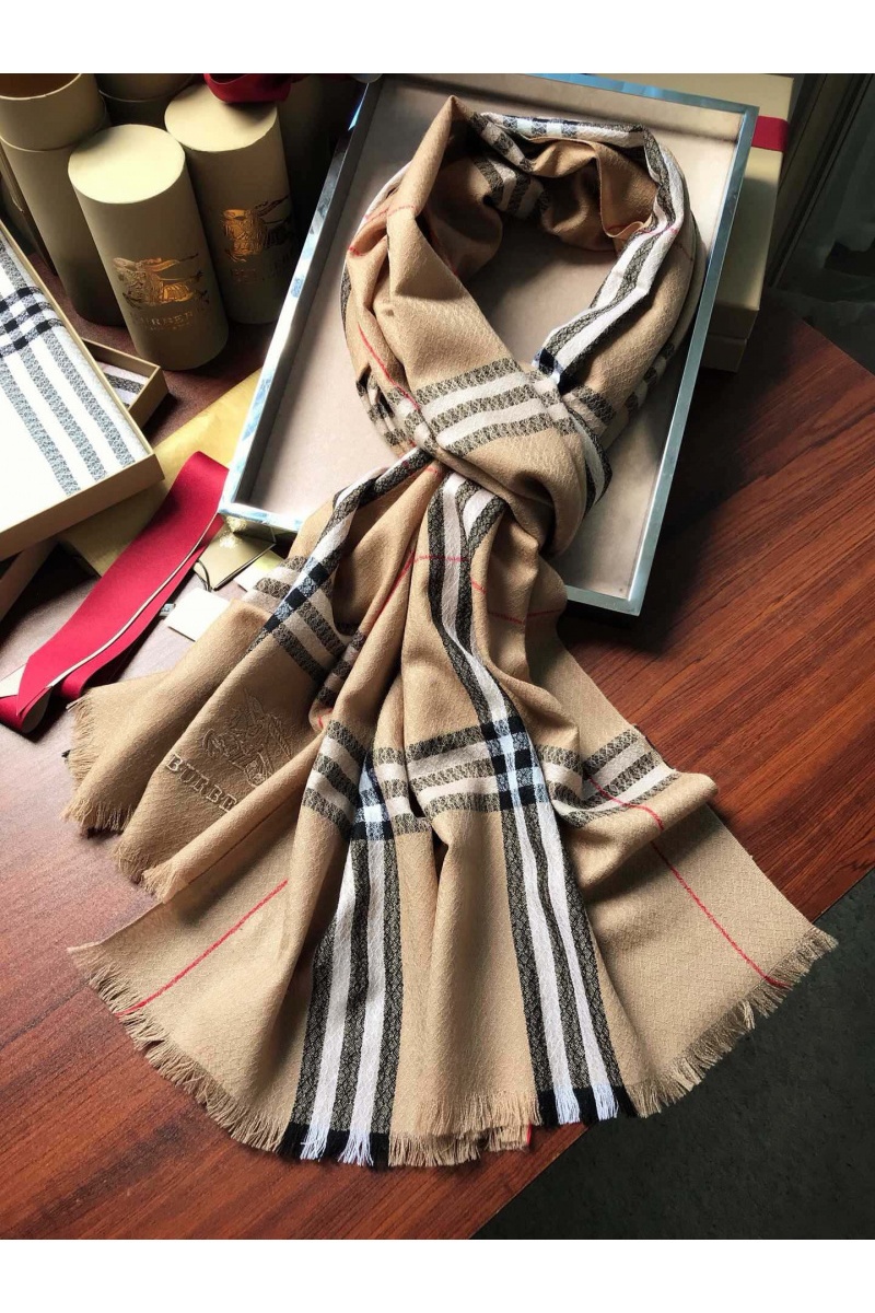 Burberry Шарф Check premium 182x71 см - Beige