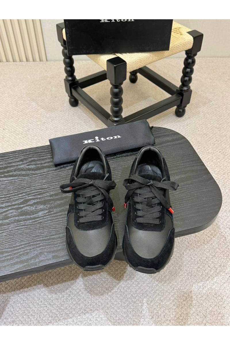 Kiton Мужские комбинированные кроссовки 