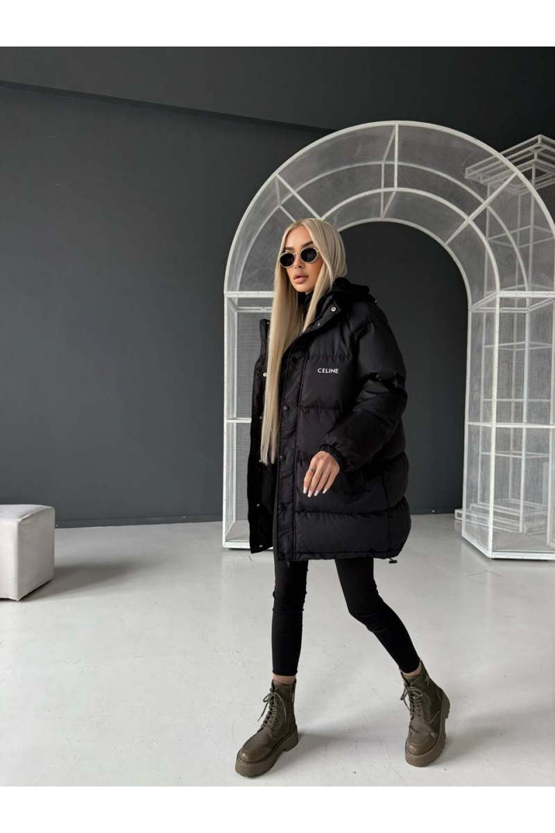 Celine Женская чёрная куртка