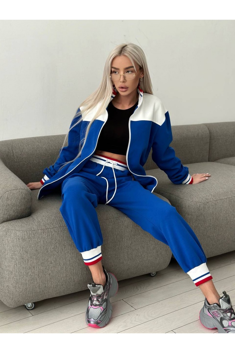 Gucci Женский спортивный костюм синего цвета