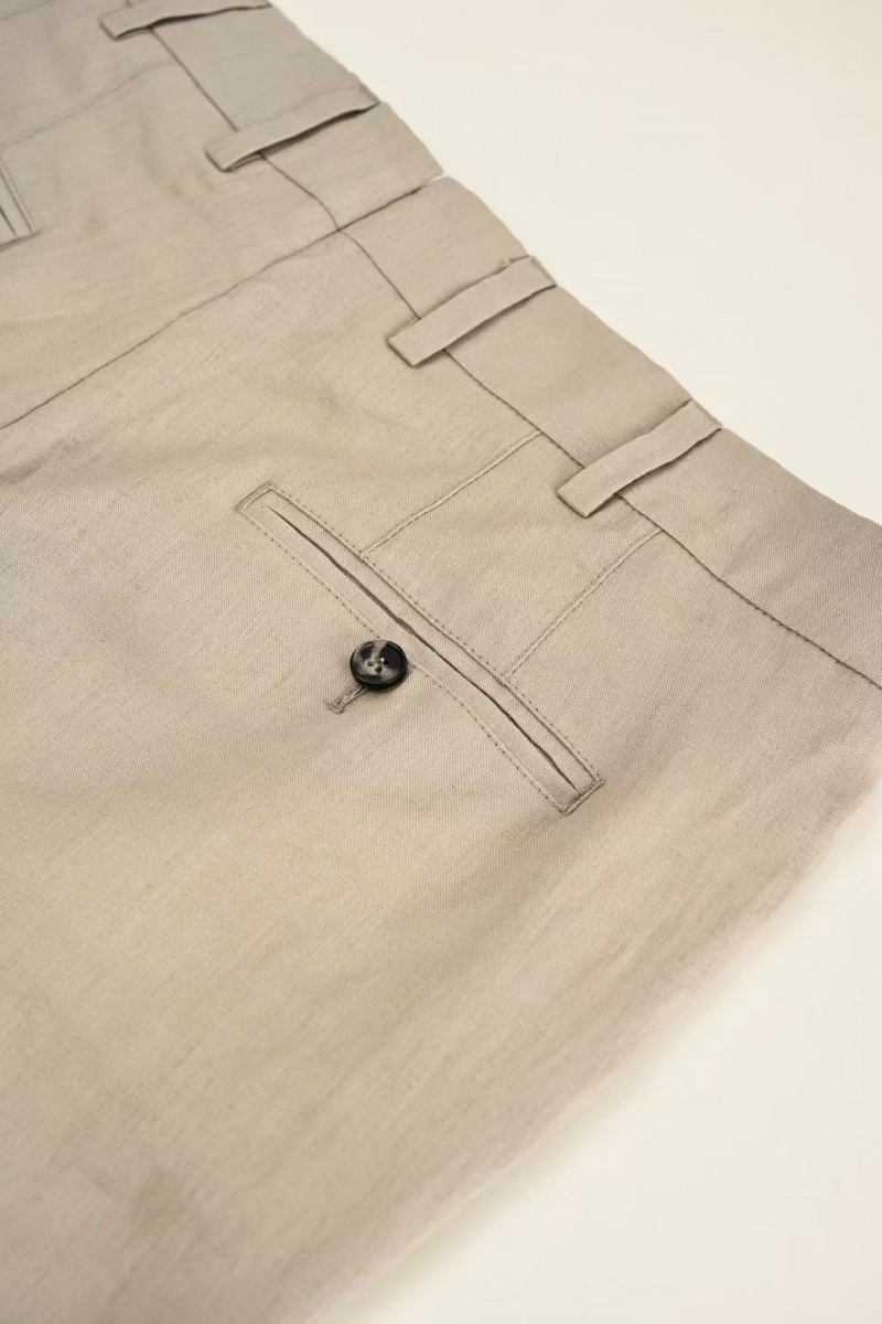 Loro Piana Мужские бежевые брюки premium