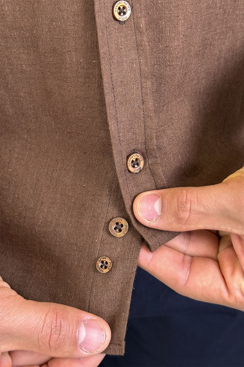 Polo Ralph Lauren Мужская рубашка коричневого цвета