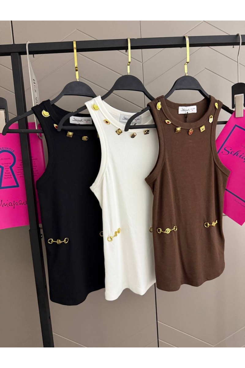 Schiaparelli Женская майка premium - Brown