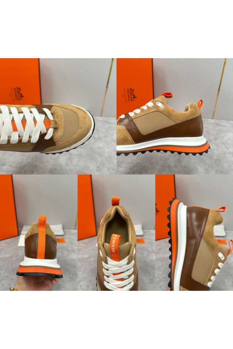 Hermes Мужские кроссовки Leader - Brown