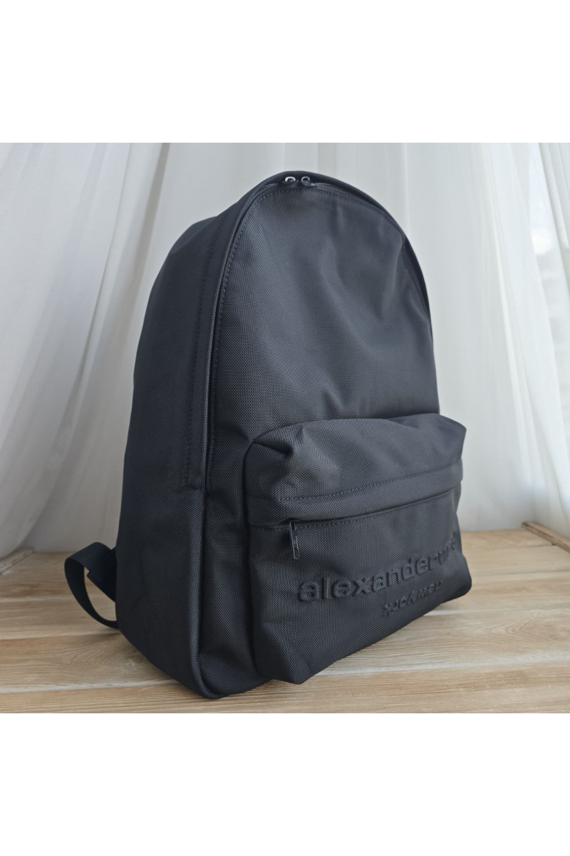 Alexander Wang  Чёрный текстильный рюкзак 41x32 см