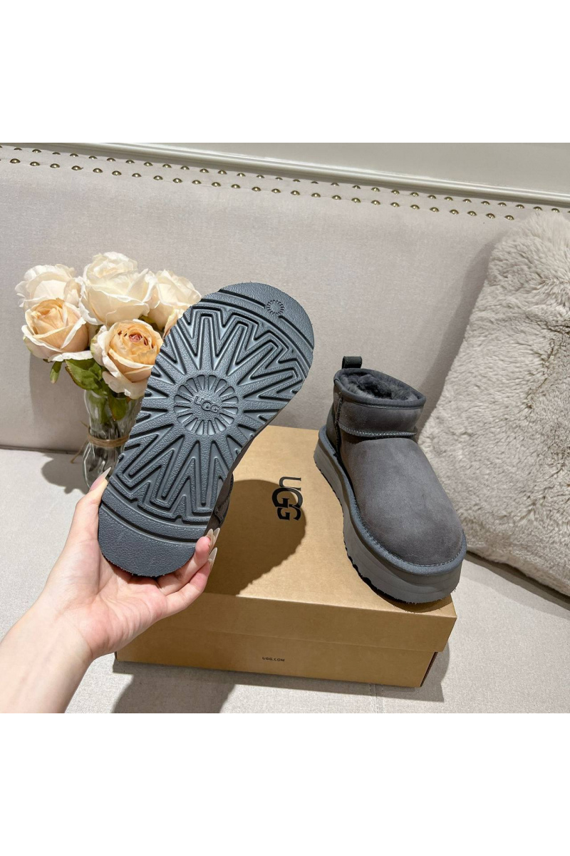 UGG Женские ботинки Classic Ultra Mini Platform - Grey
