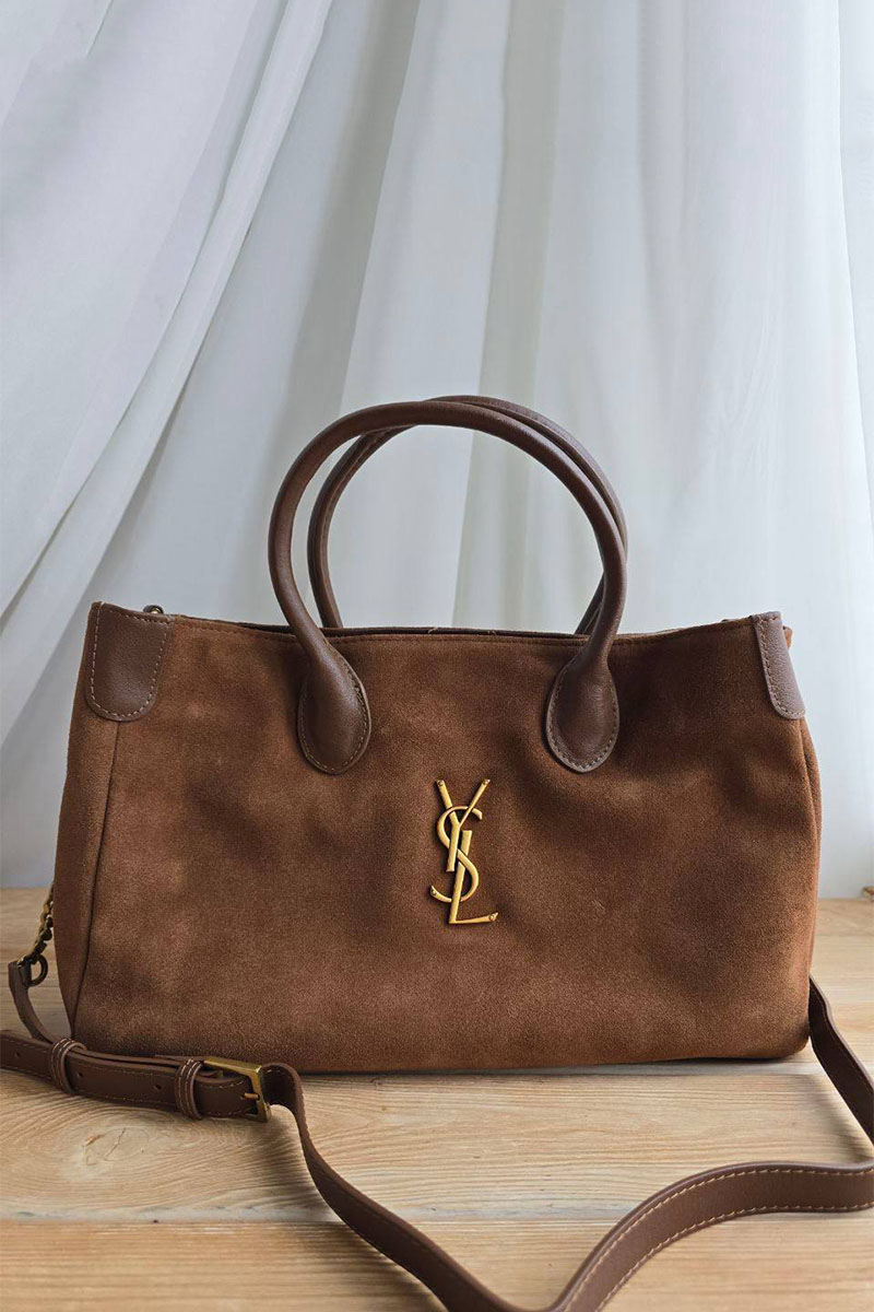 Yves Saint Laurent Замшевая сумка 39x23 см