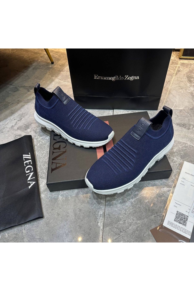 Zegna Мужские текстильные кроссовки