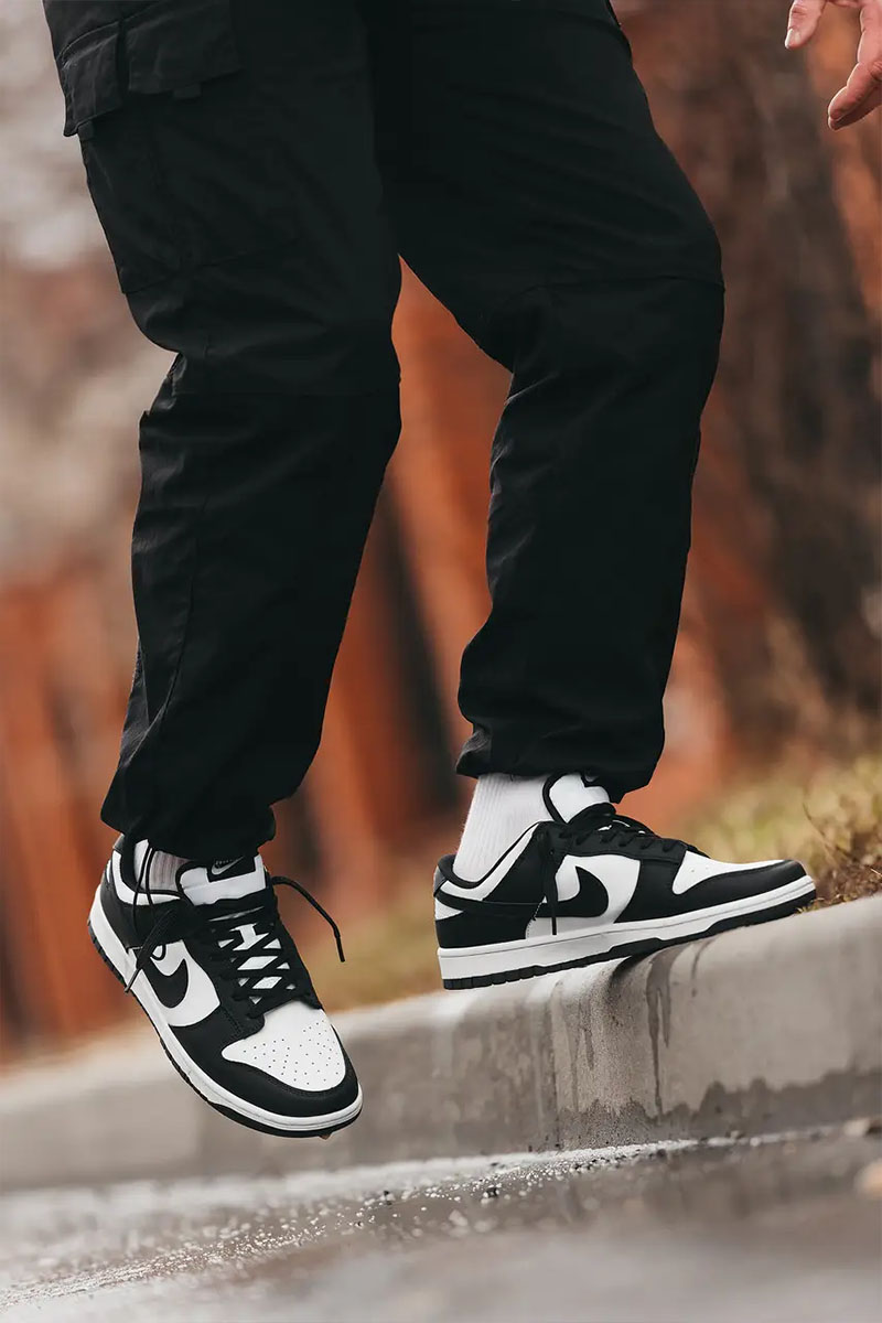 Nike Кроссовки Dunk Low - Black / White