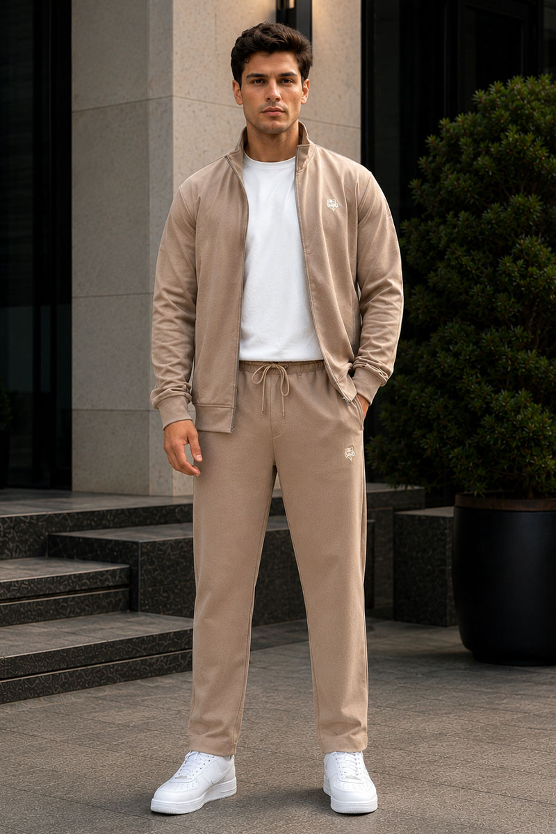 Loro Piana Спортивный костюм logo-embroidered - Beige