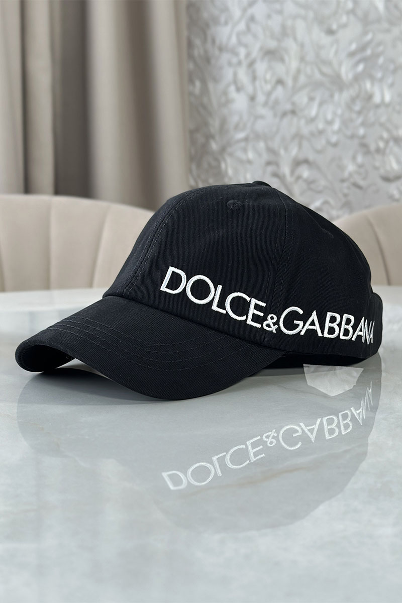 Dоlсе & Gаbbаnа Чёрная бейсболка embroidered-logo