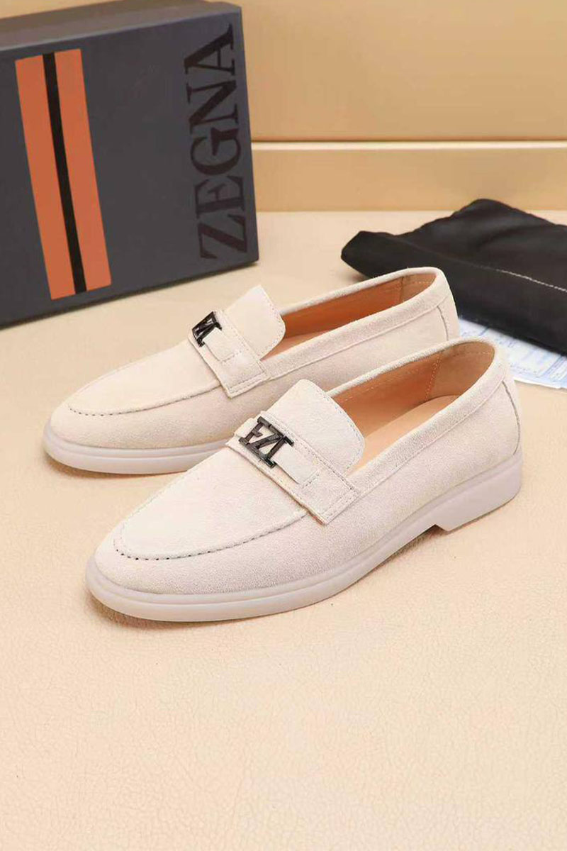 Zegna Мужские замшевые лоферы 