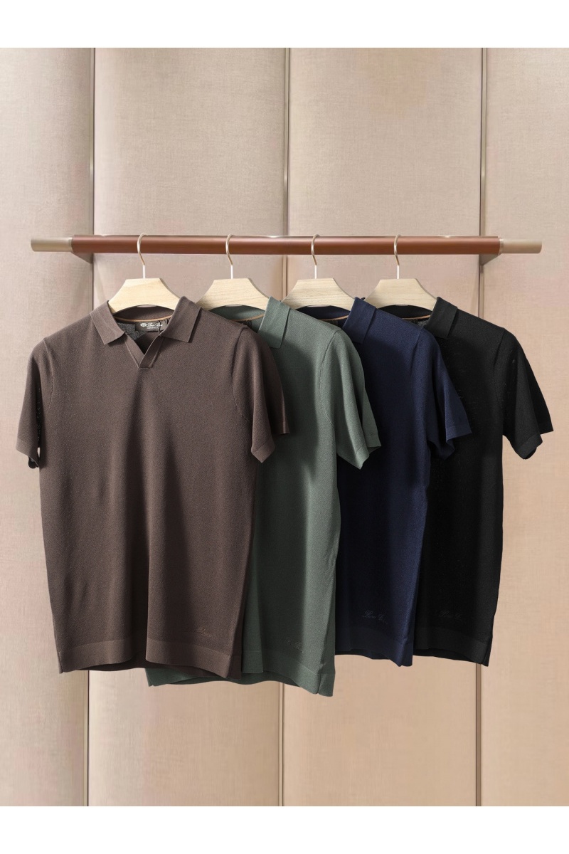 Loro Piana Мужское поло premium - Black