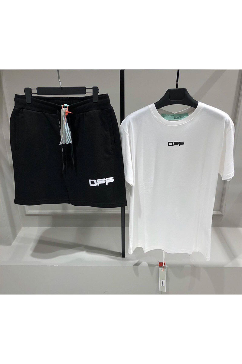 Off-White Белая оверсайз футболка "Cabin Baggage"