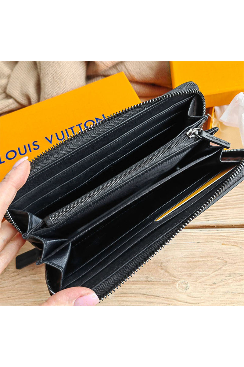 Lоuis Vuittоn Кожаное портмоне Monogram 18.5x10 см