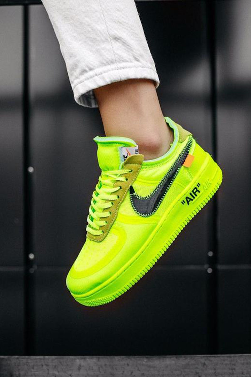 Nike Кроссовки Off-White x AF1 "Volt"