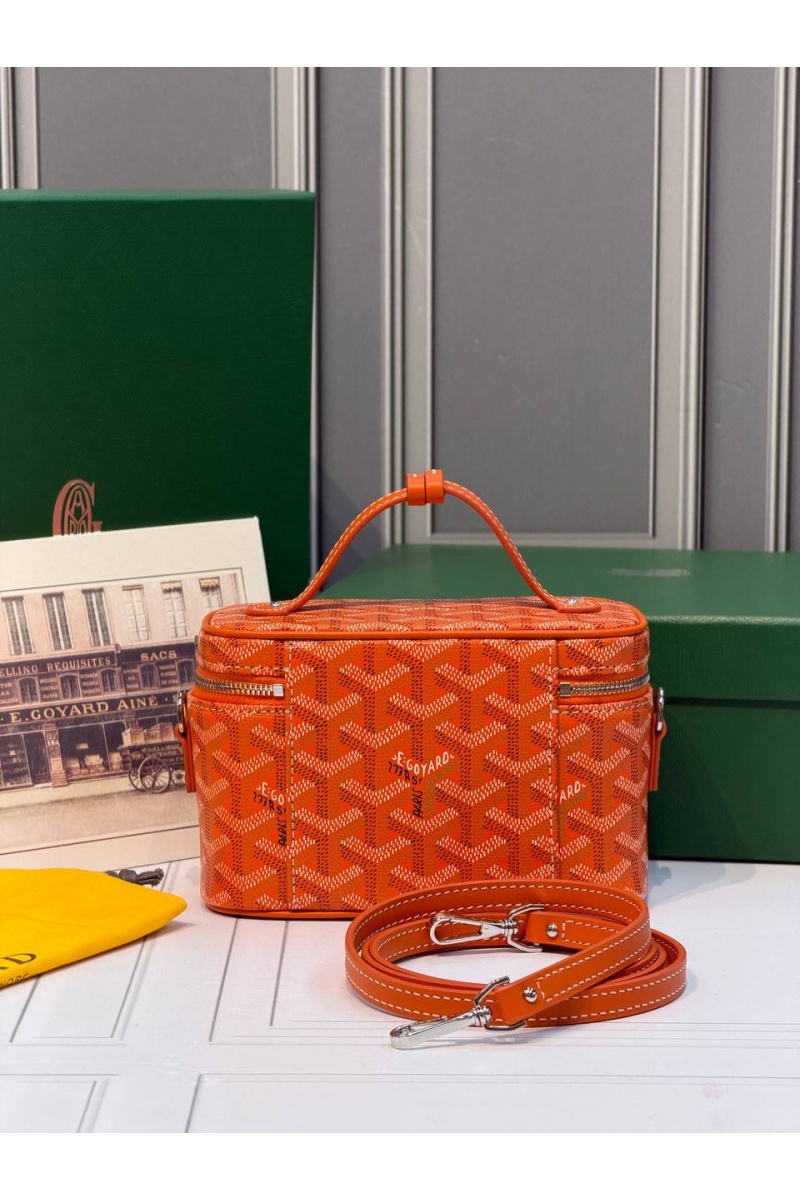 Designer Clothing Кожаная сумка Goyard Muse Mini Vanity ​premium 16,5x10,5x8 см