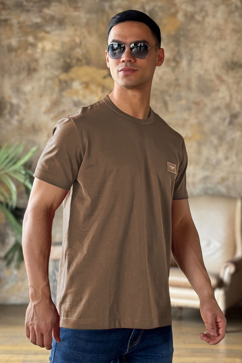 Dоlсе & Gаbbаnа Мужская футболка Premium - Сoffee