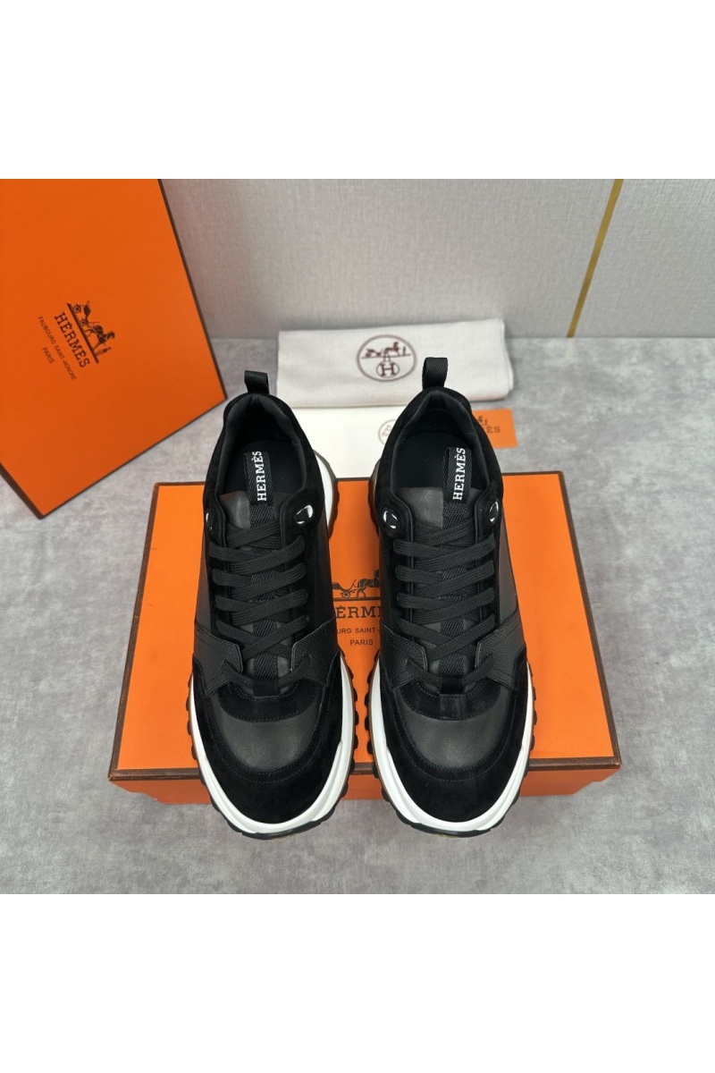 Hermes Мужские кроссовки Leader - Black