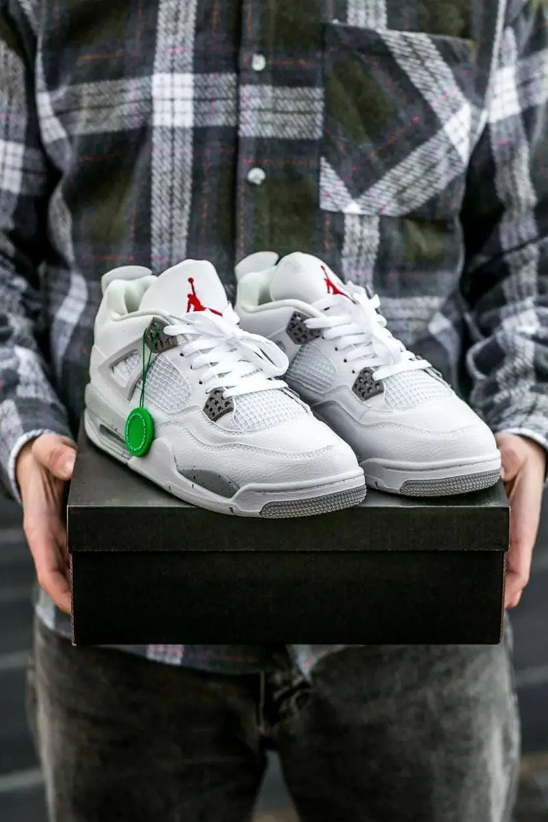 Nike Кроссовки AJ4 Retro - White Oreo
