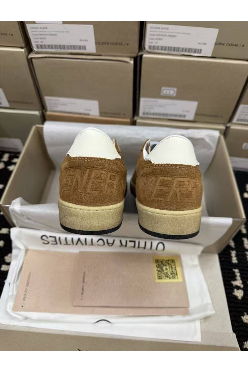 Designer Clothing Женские кожаные кроссовки Golden Goose Super Star premium