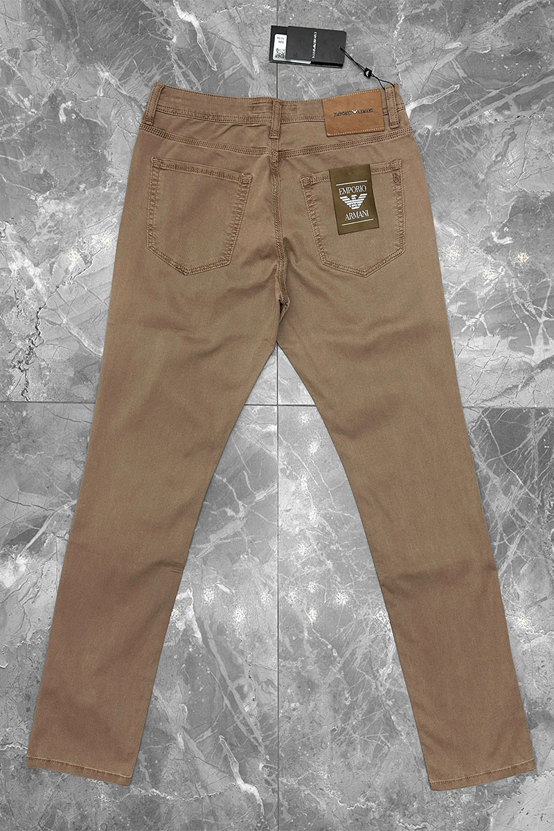 Emporio Armani EA7 Мужские джинсы straight - Brown 
